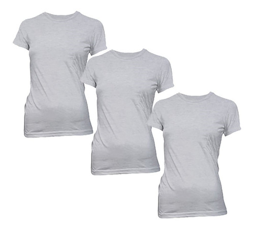 Camiseta Dama Fashion Entallada Pack X 3 Disershop