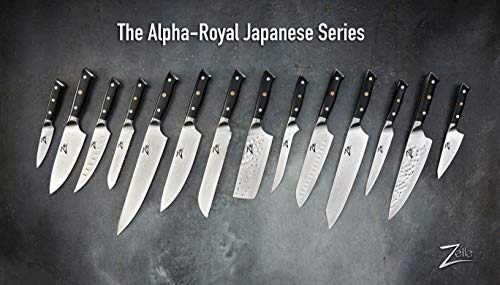 Cuchillo De Chef De 10 Pulgadas Serie Alpha-royal, Japones
