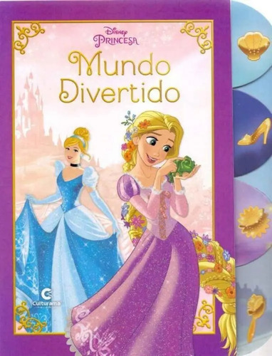 Livro Com Abas Mundo Divertido Princesas Disney