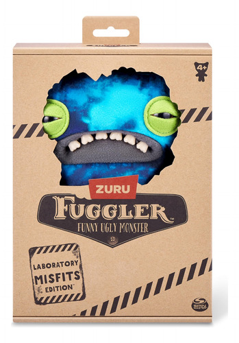 Fuggler Peluche Laboratory Misfits Wide Eyed Weirdo Monstruo Azul