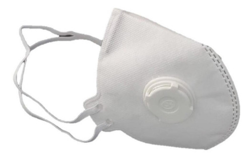 50 Tapabocas - Respirador Con Válvula N95 Color Blanco