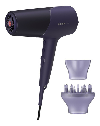 Secador De Pelo Philips 5000 Series Bhd514/00 Morado/metálic