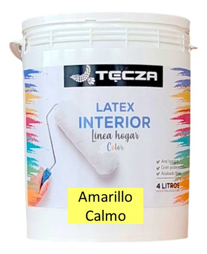 Látex Interior Linea Hogar Colores Pastel 4 Lts Tecza