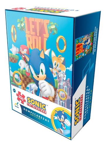 Rompecabezas Sonic 3d Lenticular 300 Piezas