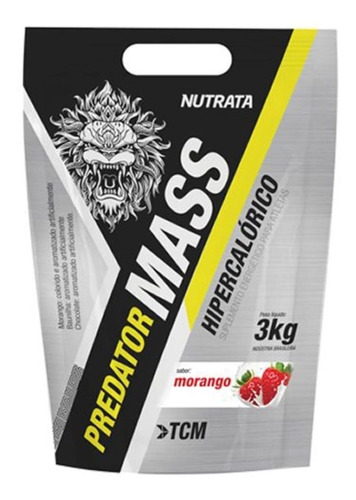 Predator Mass - 3000g Morango - Nutrata