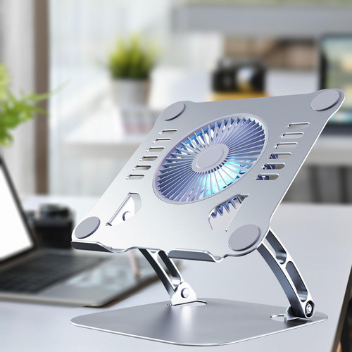 Soporte Para Computadora Portátil Con Ventilador Usb