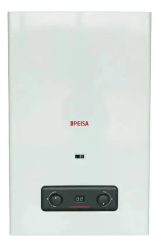 Calefon Gas Peisa 14 Litros Tiro Natural Gn Blanco 10001979 Blanco Gn