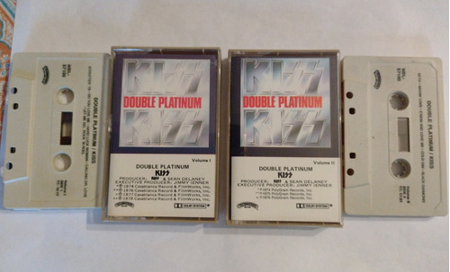 Kiss Double Platinum Cassette Doble Usa Impecable