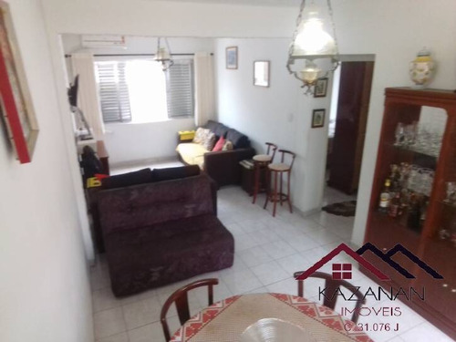 Imagem 3 de 15 de Apartamento 1 Dormitório - Vista Mar - Gonzaga Santos - 1649