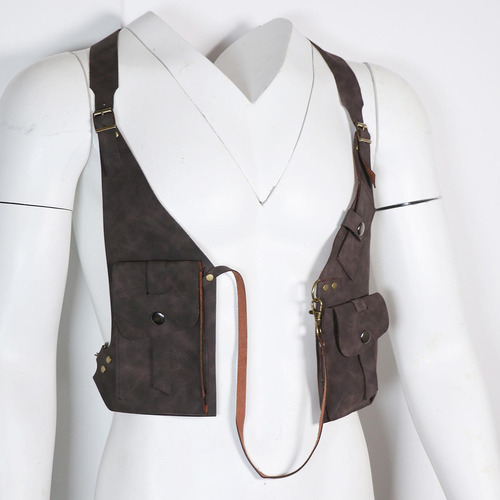 Bolso Tipo Cartera Con Arnés De Hombro Steampunk Para Café