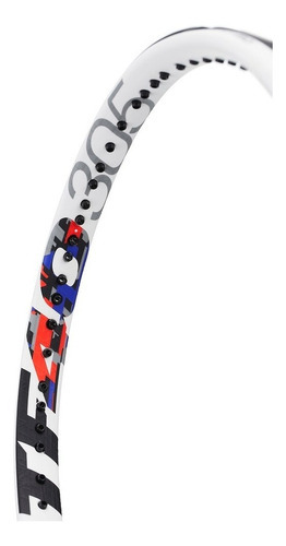 Raqueta de tenis Tecnifibre Tf40 305, 16 x 19, con agarre blanco, talla L3 (4 3/8)