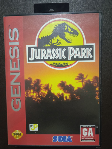 Jurassic Park En Caja Y Con Manual - Sega Genesis 