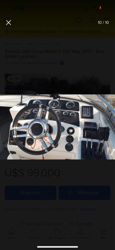 Imagen 9 de 12 de Wellcraft Scarab 29 Importada Unica!!! 2x 300hp