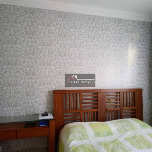 Sobrado Com 3 Dormitórios À Venda, 99 M² Por R$ 550.000,00 - Macuco - Santos/sp - So0101