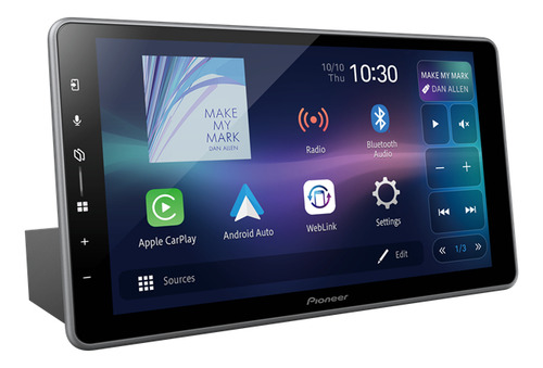 Pantalla Pioneer 9 Flotante Car Play Inalambrico Dmhzf7650bt