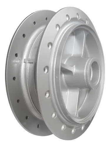 Par Roda Monaco Aero Slim Biz 100 13/15 110 125 Tambor Prata