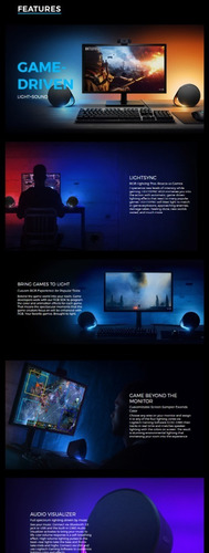 Parlantes Logitech G560 Lightsync Rgb Gamer 240 W Pc Y Mac