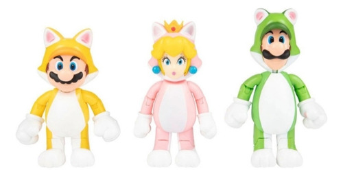 Jakks Multipack Super Mario ,peach Y Luigui