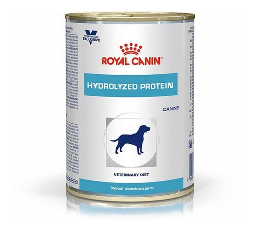 Imagen 5 de 5 de Alimento Royal Canin Veterinary Diet Canine Hydrolyzed Protein Adult HP para perro adulto todos los tamaños sabor mix en lata de 390g