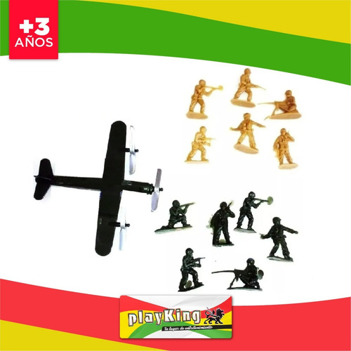 Soldados De Elite Pack 101 Pzs Plastico Vulcanita Playking