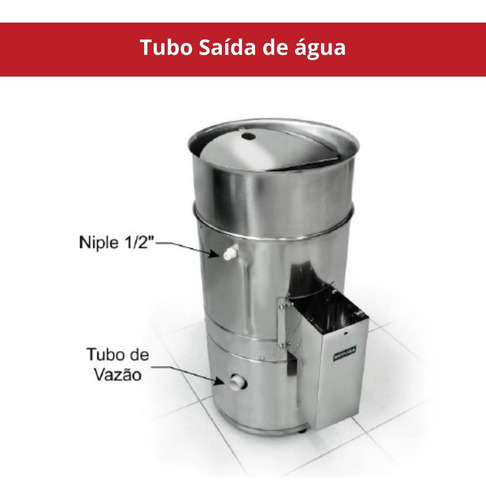 Descascador De Batata 10kg Industrial Db10 Metvisa 220v