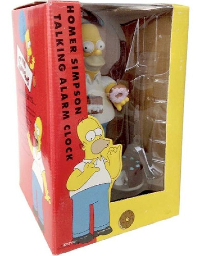 Relógio Despertador The Simpsons Homer Simpson Talking Alarm