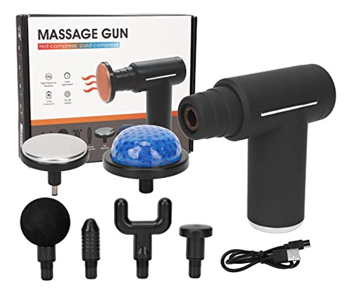 Pistola Masajeador Fascial Gun Con Frío Y Calor, Deporte Spa