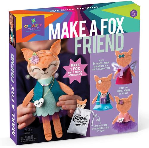 Craft Tastic Make A Fox Friend Craft Kit Aprenda A Hace...