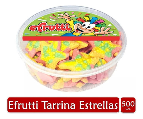 Gomitas Efrutti Tarrina Estrellas De Mar Dulces X500grs