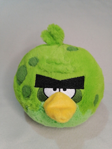 Peluche Original Angry Birds Space Terence Verde Con Sonido.