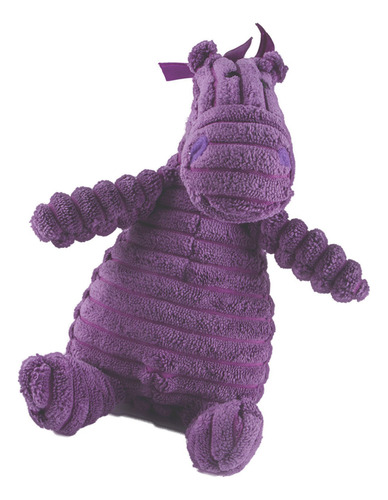 Peluche Arrugado Purple Squeaker Para Descompresión Animal