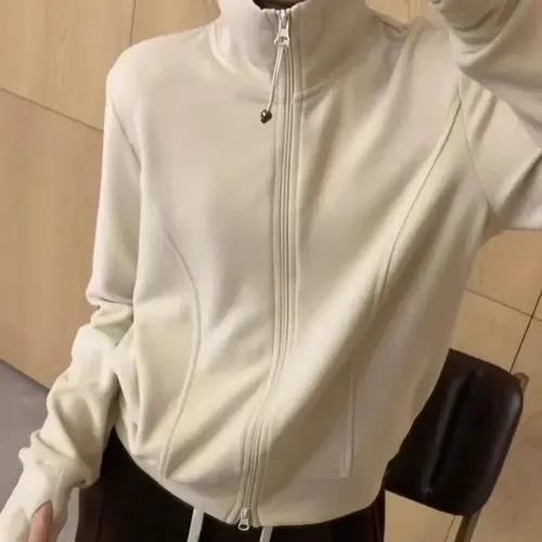 comprar Sudadera De Terciopelo Con Cuello Con Cremallera De Moda De