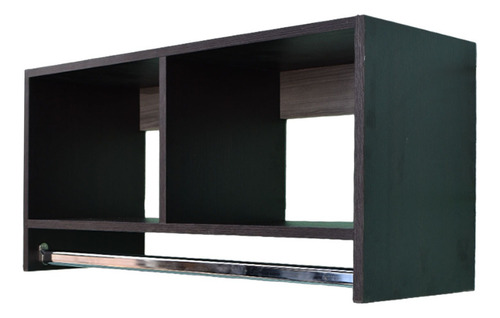 Closet Armable Hogare Guardaropa Flotante Color Chocolate