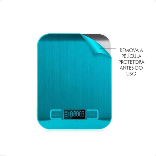 Imagem 5 de 10 de Balança De Cozinha Inox Alta Precisão Digital Para Cozinha