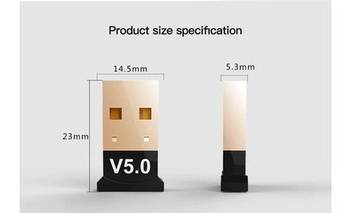 Adaptador Usb A Bluetooth Dongle V5.0 Usb 2.0 Bluetooth V5.0