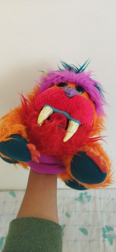 My Pet Monster Marioneta Mano 30cm Gwonk  1986