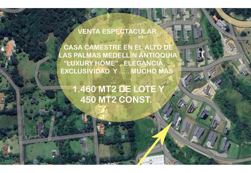 Venta Casa Campestre Medellín Poblado Palmas No Peaje Luxury Nueva