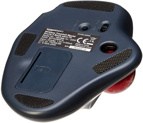 Imagen 6 de 7 de Mouse Trackball - Amazonbasics - Inalambrico - Excelente