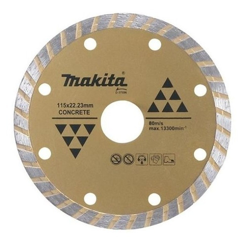 Disco Diamantado (esmeril 4-1/2'') 115x22.25mm Makita D37596