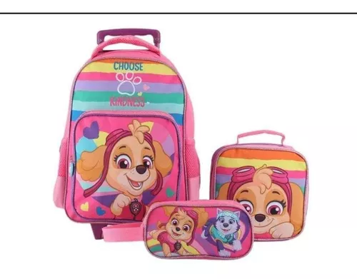 Mochila Con Ruedas Paw Patrol The Movie Niña - Bebeclick