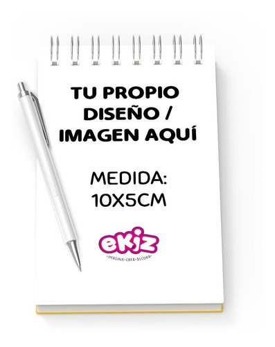 Croquera Pequeña Y 100% Personalizada Con Tu Foto Favorita