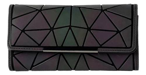 Imagen 1 de 1 de Cartera Tipo Bao Bao Geométrica Tornasol Broche Y/o Ziper