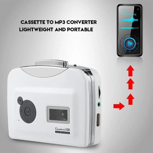Portable Cassette Tape Para Mp3 Convertidor Usb Flash Drive