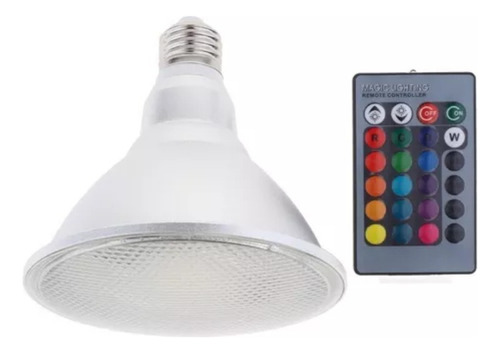 Jj New Lámpara Led Cambia De Color Controlador Par38 Rgb