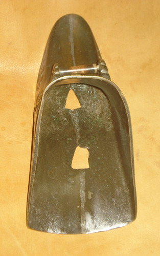 Vint.retro Estribo De Bronce Antiguo Caballo (Usado)