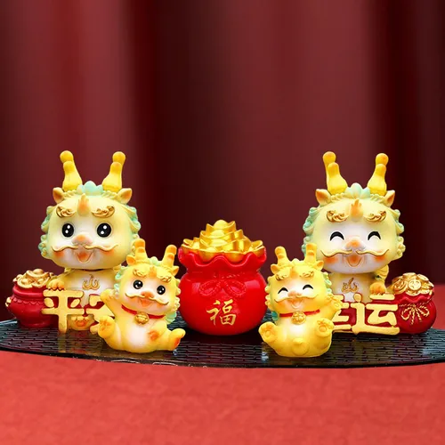 Figuras De Dragón De Año Nuevo Chino, Decoraciones Bonitas