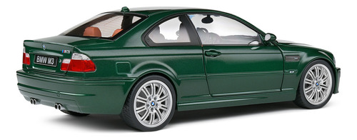 Miniatura Réplica Bmw E46 M3 Coupe 2000 1:18 Solido Verde