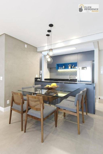 Imagem 16 de 22 de Apartamento 2 Suítes ( Sacada Gourmet - 2 Vagas ) À Venda De 94,00 M² Por R$ 742.000 - Centro - São Bernardo Do Campo/sp - Ap0889