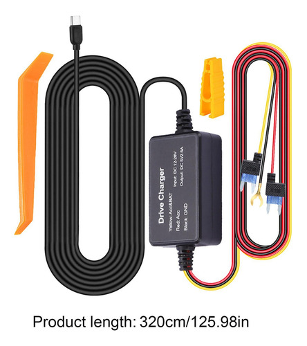 Cable De Extensión Dashcam Hardwire Kit, Cable Multiusos
