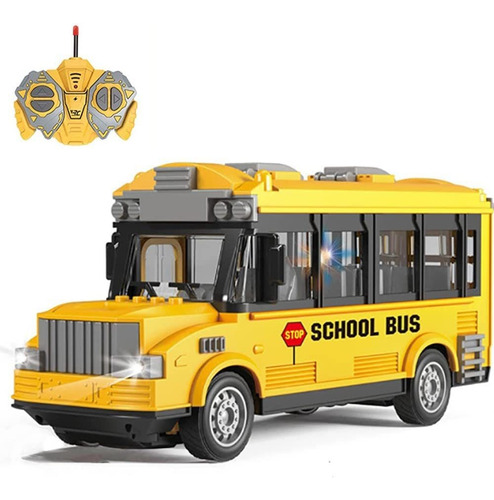 Autobús Escolar Rc  Vehículos De Control Remoto, 2.4g...